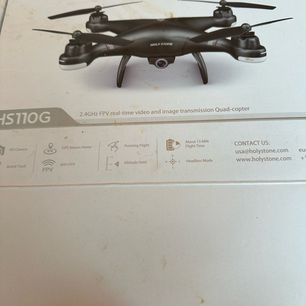Holy Stone Black and Gray Drone with Camera